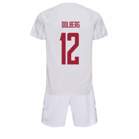 Denemarken Kasper Dolberg 12 Kind Uittenue WK voetbal 2022